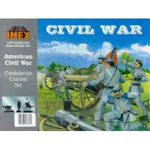  Confederate 10lb. Cannon & Figures 1 32 Imex Toys & Games