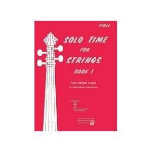  Solo Time for Strings   Book 1   Viola Musical 