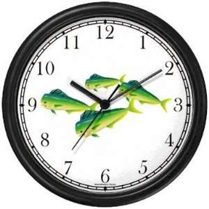  Mahi Mahi School of Fish   JP Wall Clock by WatchBuddy 