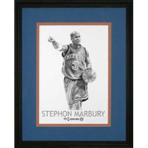  Stephon Marbury New York Knicks 8.5x11 Framed Print 