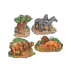 Zoo Animal Cutouts(Pack Of 60)