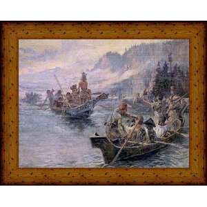   Columbia by Charles Marion Russell   Framed Artwork