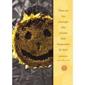  Bookmark Belated B Day W/ Sunflower Health & Personal 