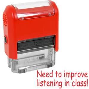  Teacher Stamps   Need to Improve Listening (55085) Office 