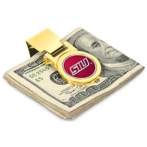  Southern Illinois Salukis SIU NCAA Gold Money Clip Sports 
