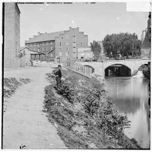 Richmond,Virginia. View of the canal
