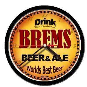  BREMS beer and ale cerveza wall clock 