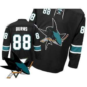  San Jose Sharks Authentic NHL Jerseys Brent Burns Third Black Hockey 