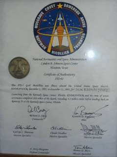   on STS 61 Space Shuttle Endeavour Crew Signed NASA with Bonus  