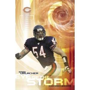  Brian Urlacher Poster Eye of the Storm