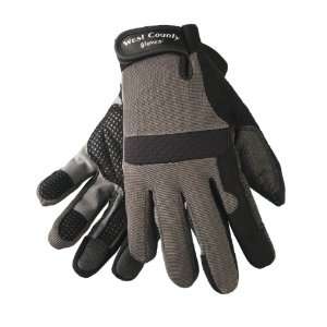  West County 048CH2XL Mens Landscape Work Glove, Charcoal 