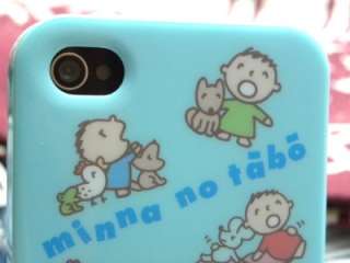 Sanrio Minna No Tabo Boy iPhone 4 Soft TPU Protective Case Cover NEW 