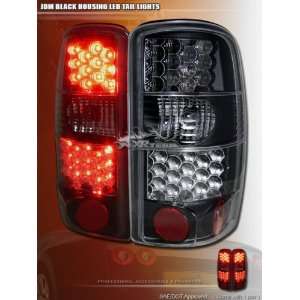 GMC Yukon Led Tail Lights JDM Black LED Taillights 2000 2001 2002 2003 