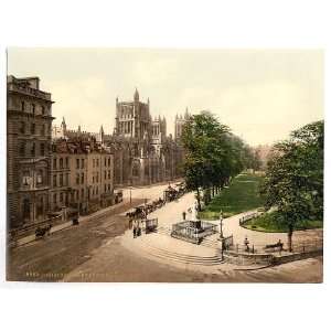   Glossy Stickers or Labels Victorian Photochrom Bristol