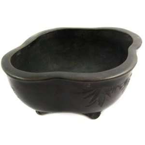  Happy Bonsai Handcrafted Lotus Shaped Pot 2.6 Height 