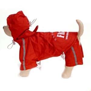  LOVEPET FBI Detachable Dog Rain Jacket, Reflective Rain 