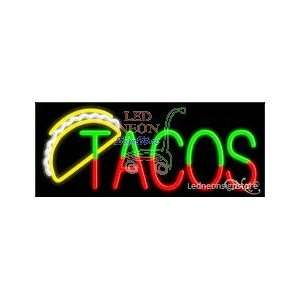  Tacos Neon Sign 13 Tall x 32 Wide x 3 Deep Everything 
