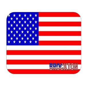  US Flag   Brockton, Massachusetts (MA) Mouse Pad 