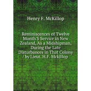   in That Colony / by Lieut. H.F. Mckillop . Henry F. McKillop Books