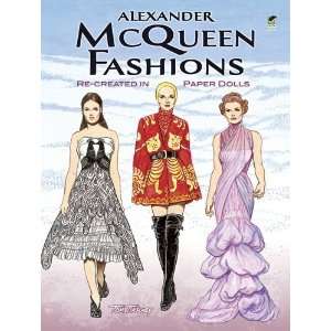  Alexander McQueen Fashions Re created in Paper Dolls 