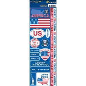  Passports Die Cut Stickers America (6 Pack) Everything 