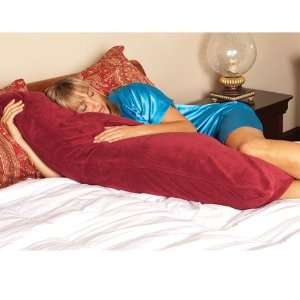 Burgundy Body Pillow and Cover