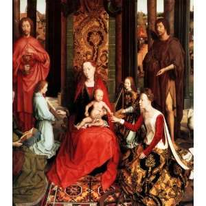  FRAMED oil paintings   Hans Memling   24 x 28 inches 