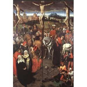    Passion Altarpiece central panel, By Memling Hans