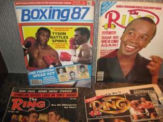 Huge Lot Vintage Boxing & Magazines 50s,60s, 70s, 80s  
