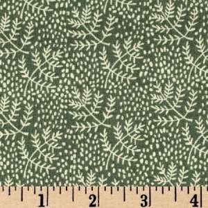  43 Wide Bryant Park Sprigs Olive Fabric By The Yard 