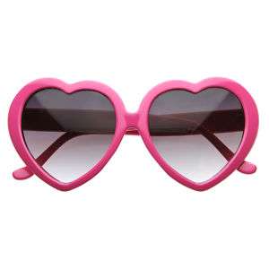 Womens Love Sweet Heart Shaped Sunglasses 8182 Pink New  