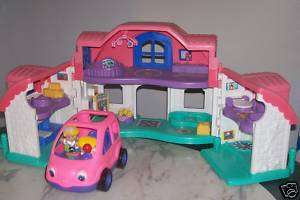 FISHER PRICE SWEET SOUNDS DOLL HOUSE & CAR  