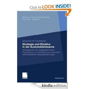 Strategie und Struktur in der Automobilindustrie Strategische und 