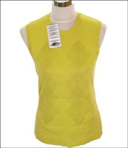 BNWT WOMENS OAKLEY FORE SWEATER VEST TANK TOP SMALL NEW YELLOW  