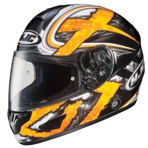 HJC CL 15 Shock Full Face Motorcycle Helmet MC 3 Yellow Small S 914 