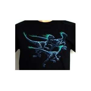  Dinosaur Shirt Deinomight Glow in the dark Shirt Sports 