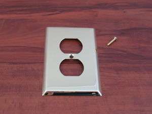 BRASS Outlet Plate Cover Brainerd Studio Box of 15  