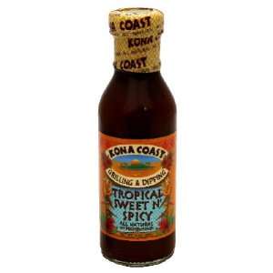  Kona Coast, Sauce Bbq Tropical Sweet, 13.5 OZ (Pack of 6 