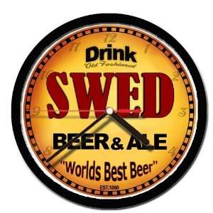  SWED beer and ale cerveza wall clock 