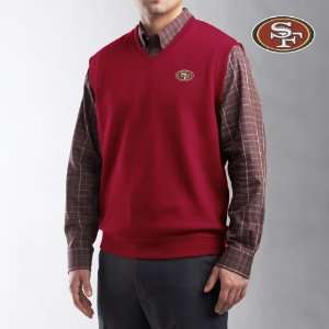   Buck San Francisco 49Ers Mens Journey Supima Flatback Sweater Vest