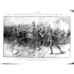  1900 GENERAL BULLERS PATROL CAVALRY CAMP WAR SMUTS