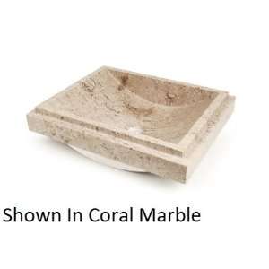 GA MIL5141 Milan Drop In Vessel Sink With Natural Stone Construction 
