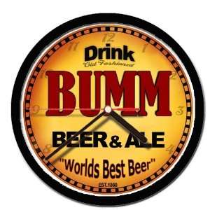  BUMM beer and ale cerveza wall clock 