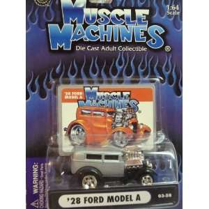  Muscle Machines Detailed Diecast 1928 Ford Model A   Smoke 