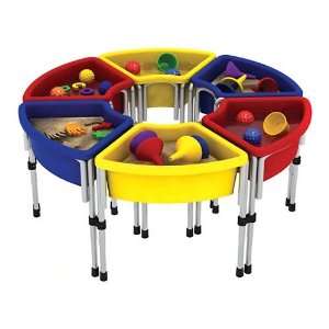    ECR4KIDS 6 Station Sand & Water Center with Lids Toys & Games