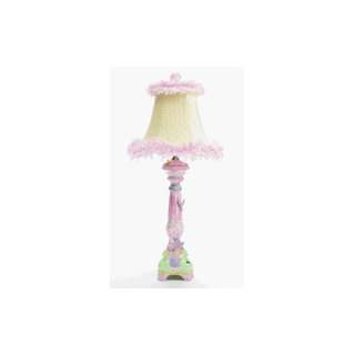  Classic Candlestick Nursery Lamps Pink