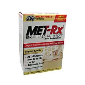 MET Rx Meal Replacement Protein Powder   Original Vanilla 