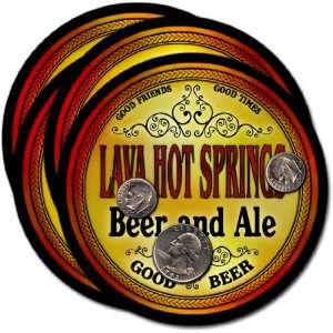 Lava Hot Springs, ID Beer & Ale Coasters   4pk