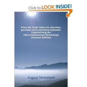   Erschienen (German Edition) (9785877200449) August Mommsen Books