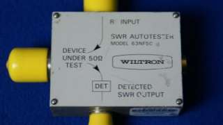 Anritsu / Wiltron 63NF50 SWR Autotester  